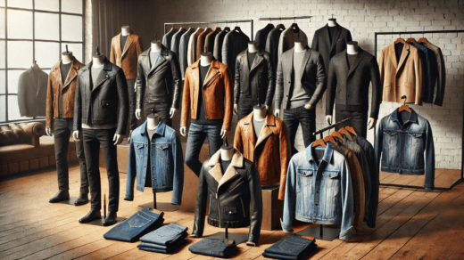 Jackets for men, leather jackets for men, denim jackets for men