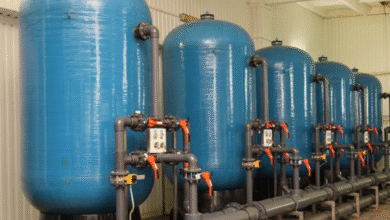commercial water filter install