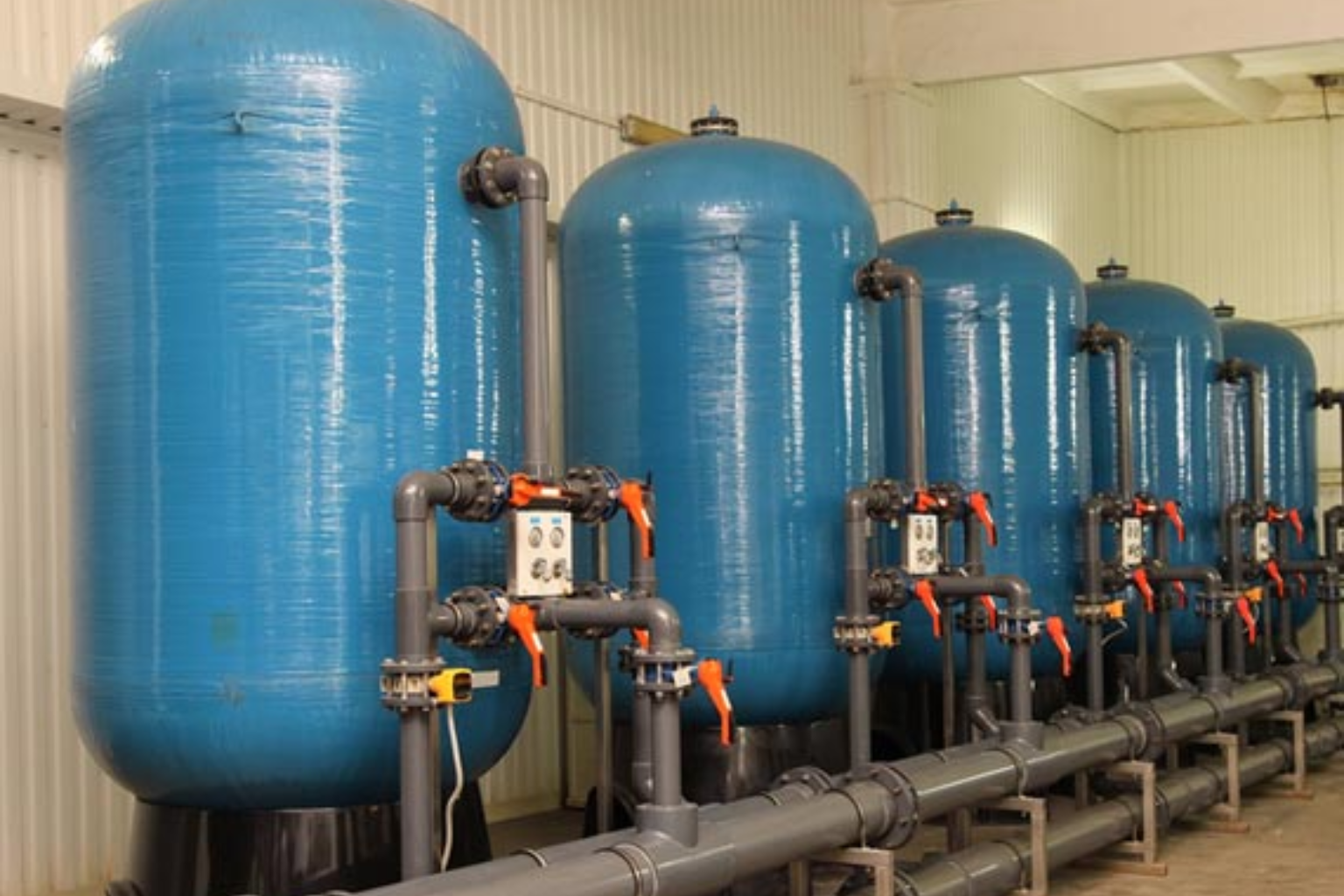 commercial water filter install